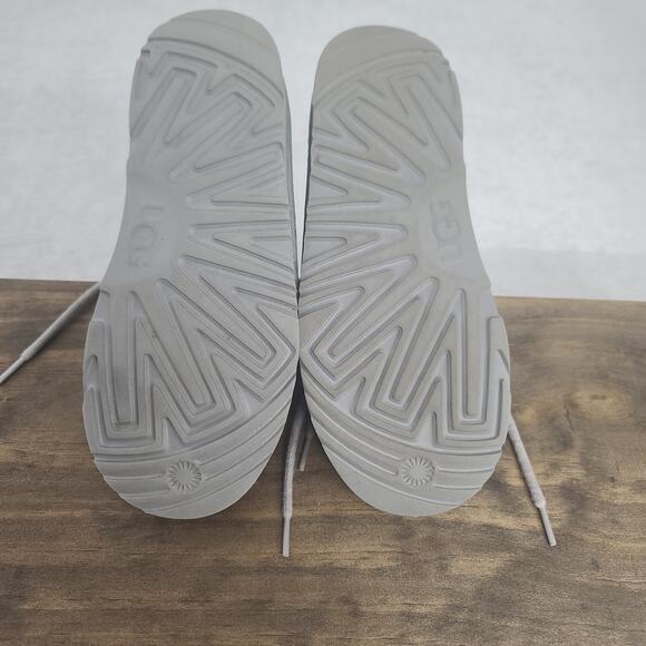 UGG Neumel Chopd chukka Suede boot in  Grey Kids Size 5 - Picture 5 of 14